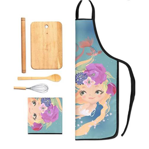 Kids Apron tare da Collar